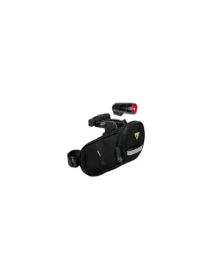 Nejprodávanější TOPEAK brašna + světlo AERO WEDGE PACK DF COMBO SPORT