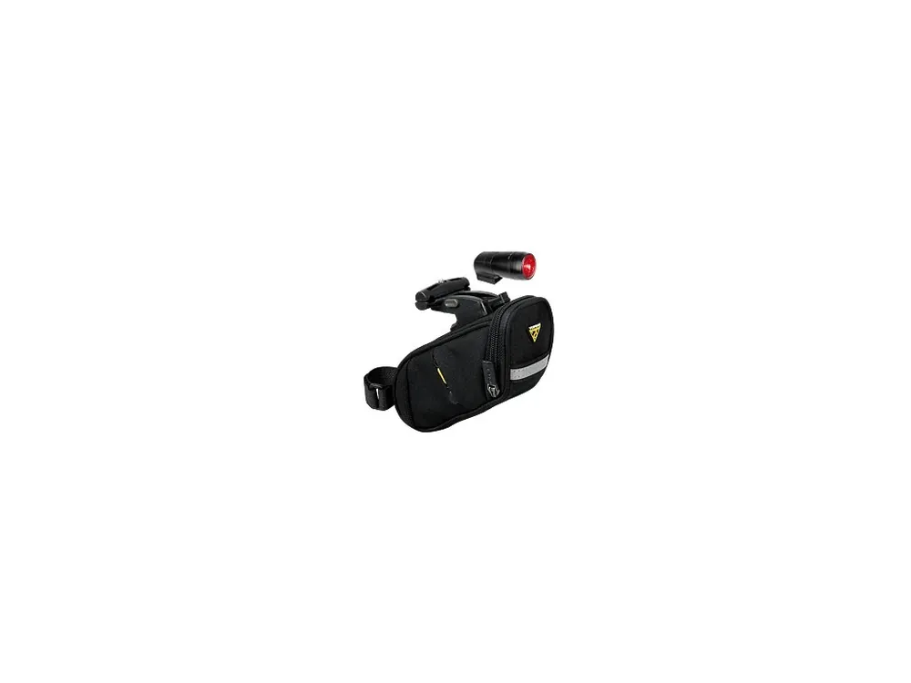 Nejprodávanější TOPEAK brašna + světlo AERO WEDGE PACK DF COMBO SPORT