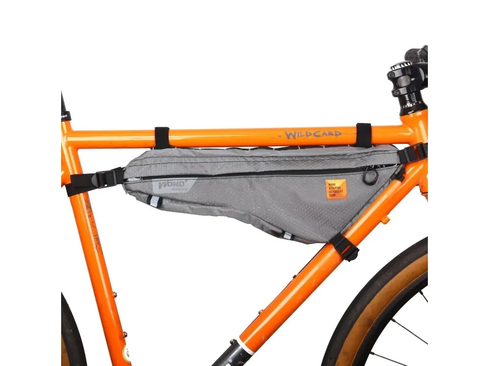 Cenově Výhodný WOHO rámová brašna X-TOURING Honeycomb Iron šedá S