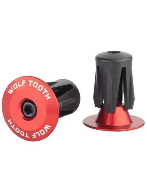 WOLF TOOTH koncovky BARPLUG aluminium/červená Originální