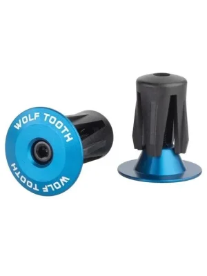 WOLF TOOTH koncovky BARPLUG aluminium/modrá Nejlepší Volba
