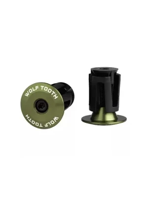 WOLF TOOTH koncovky BARPLUG aluminium/olive Poslední Šance