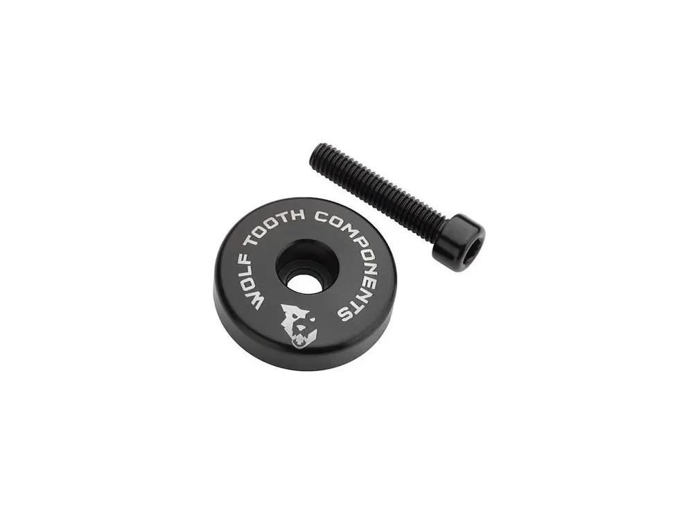 WOLF TOOTH krytka ULTRALIGHT STEM CAP černá + 10mm spacer Autentický