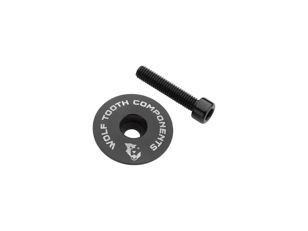 Akční Nabídka WOLF TOOTH krytka ULTRALIGHT STEM CAP Flat černá