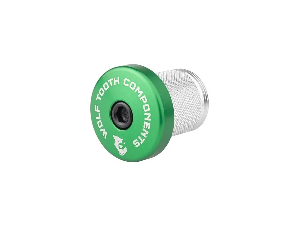 WOLF TOOTH rozpěrný ježek s krytkou COMPRESSION PLUG zelená Nová Kolekce