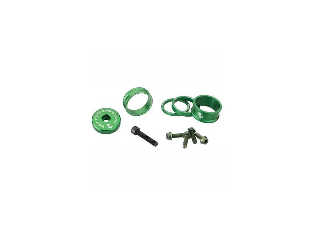 WOLF TOOTH sada ANODIZED COLOR KIT zelená Zlevněný