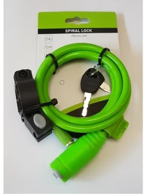 Víkendová Akce zámek WAG lanko 1500x8mm spirála zelený