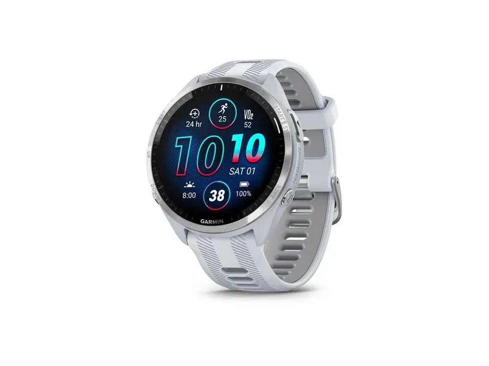 Pouze Dnes Garmin Forerunner 965, titanová luneta, pouzdro White, řemínek silicone White/Grey