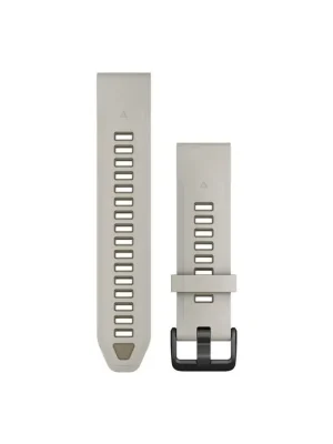 Garmin QuickFit 20 Watch Bands, Fog Gray/Dark Sandstone Silicone Značkový
