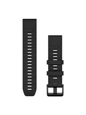 Cenový Hit Garmin QuickFit 22 Watch Bands, Black Silicone