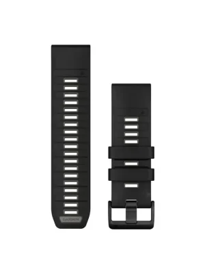 Garmin QuickFit 26 Watch Bands, Black/Pebble Gray Silicone Odeslání Ihned