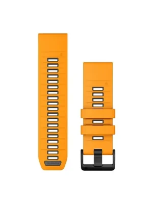 Garmin QuickFit 26 Watch Bands, Spark Orange/Graphite Silicone Značkový