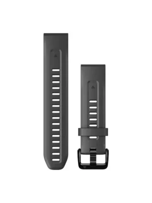 Super Cena Garmin Řemínky QuickFit® 20, Tmavě šedý silikon