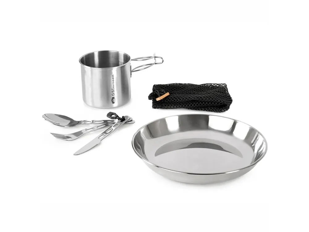 GSI Outdoors Glacier Stainless 1 Person Set Výprodej
