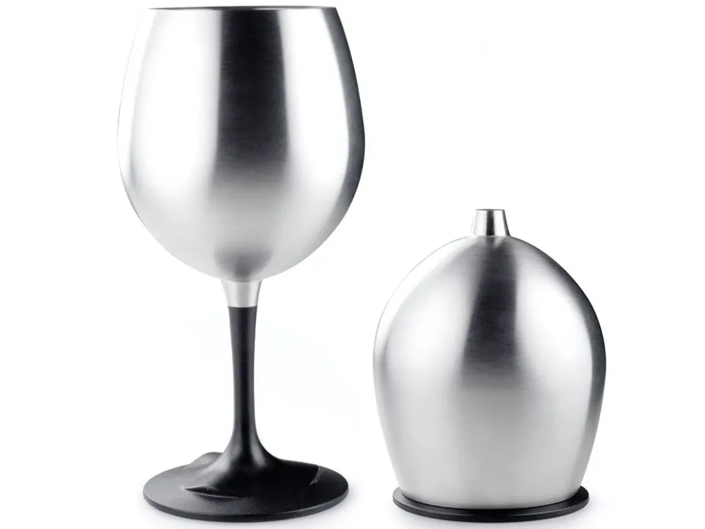 GSI Outdoors Glacier Stainless Nesting Red Wine Glass - 449 ml Přímo Od Výrobce
