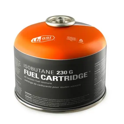 Aktuální GSI Isobutane fuel cartridge 230g