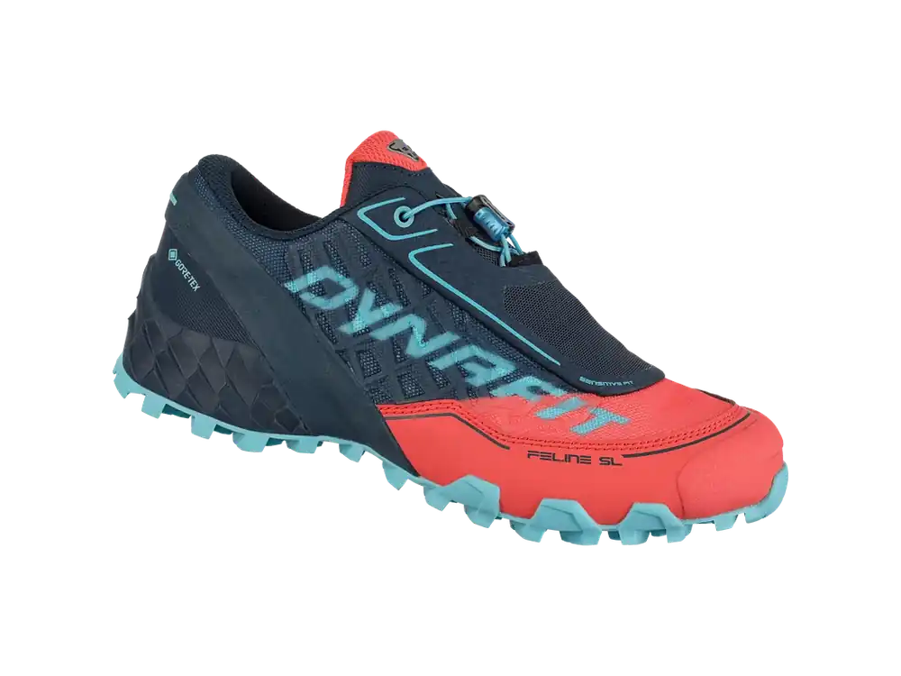 Expresní Doručení Dynafit boty Feline SL GTX Women, Hot Coral/Blueberry