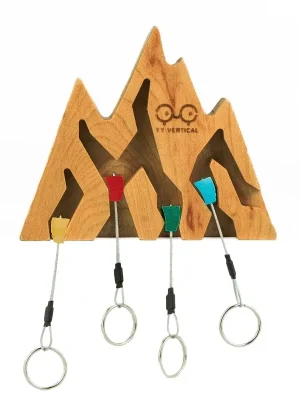Rychlé Dodání YY Vertical věšák na klíče Key Holder Montagne Cerisier