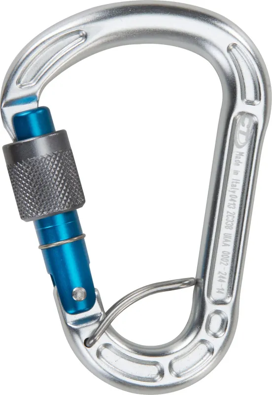 Climbing Technology karabina Concept SGL (screw gate with spring bar) Silver/Anodized Speciální Cena