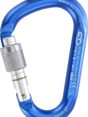 Vysoce Kvalitní Climbing Technology karabina Snappy SG (screw gate) Blue