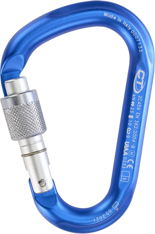 Vysoce Kvalitní Climbing Technology karabina Snappy SG (screw gate) Blue