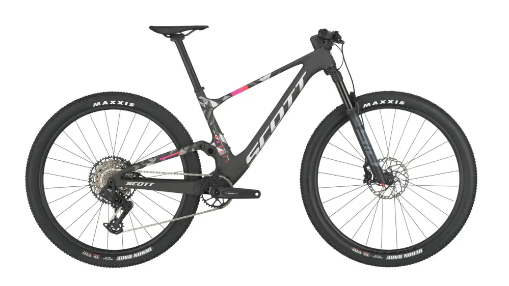 Scott celoodpružené kolo Spark RC Team Carbon Black 2025 Hit Sezóny