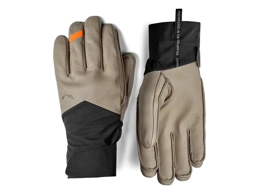 Salewa rukavice ORTLES LEATHER INFINIUM GLOVES Jen Po Omezenou Doba