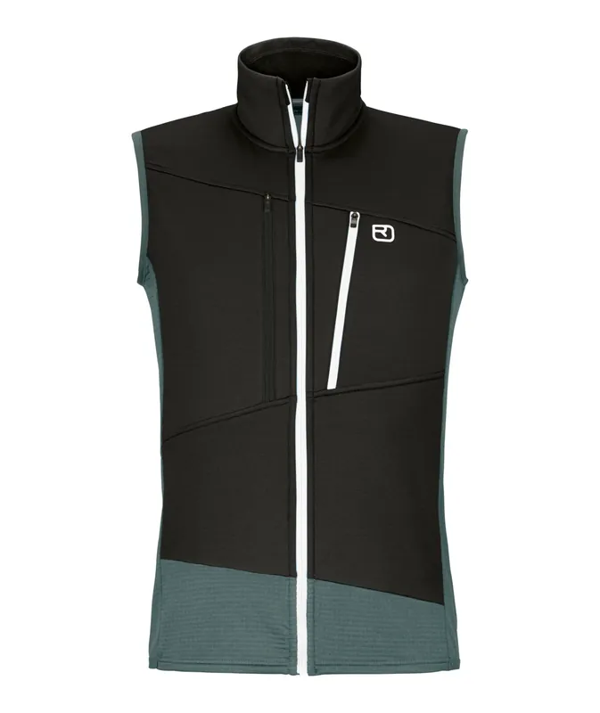 Nejlepší Cena Ortovox vesta Fleece Grid Vest Men‘s, dark arctic grey