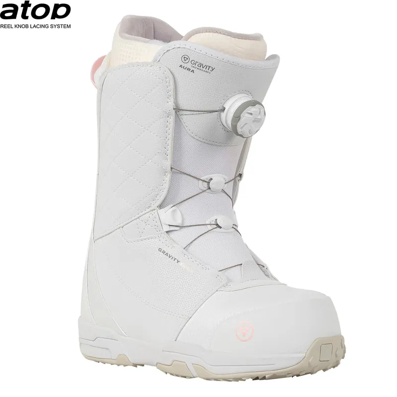 Levný Gravity boty na snowboard Aura Atop white 25/26