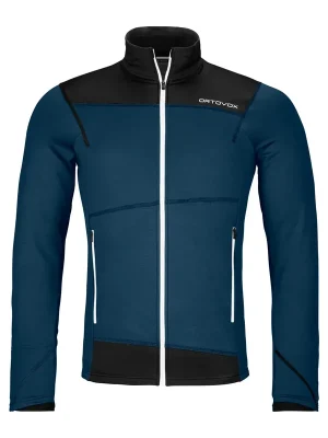 Nízká Cena Ortovox mikina Fleece Light Jacket Men, deep ocean