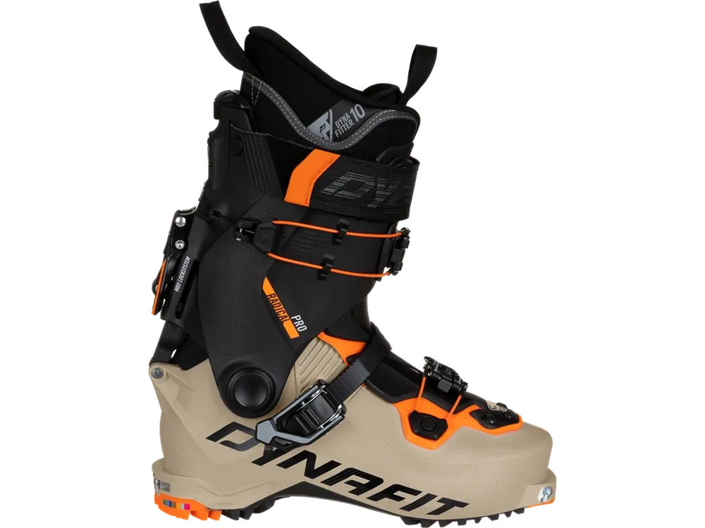 Dynafit skialpové boty Radical Pro, rock khaki/fluo orange 25/26 Značkový