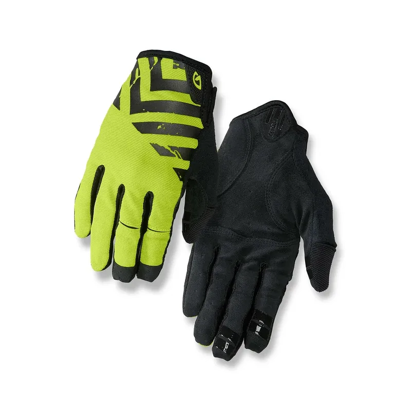 Giro rukavice DND, BLACK/LIME Sezónní Sleva