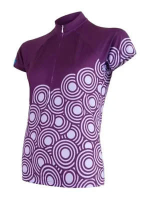 Vrácení Zdarma Sensor dres kr. rukáv circle, fialová