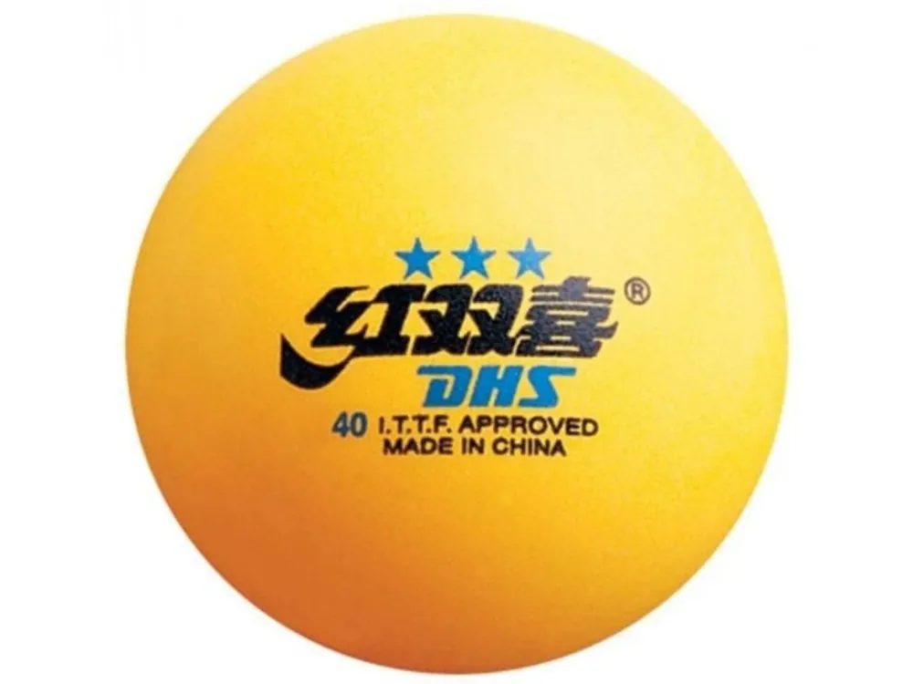 Levný DHS míčky stolní tenis 3* orange, 3ks