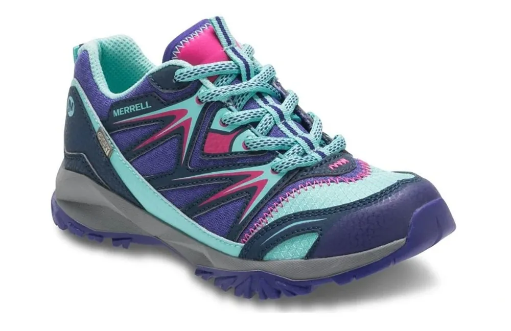 Vrácení Zdarma Merrell boty MC56480 capra bolt low lace wp jr. navy/multi