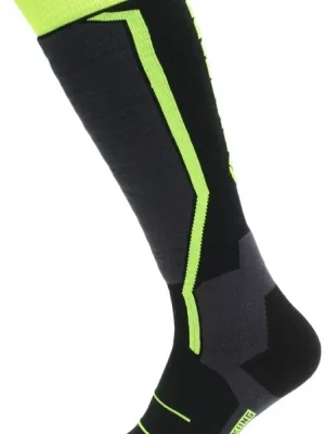 Vrácení Zdarma Blizzard ponožky Allround ski socks junior, black/anthracite/signal yellow