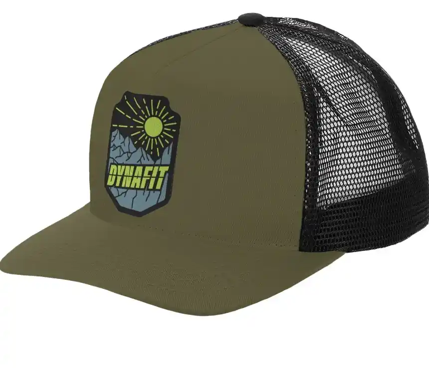 Dynafit kšiltovka Patch Trucker Cap, military green Autentický