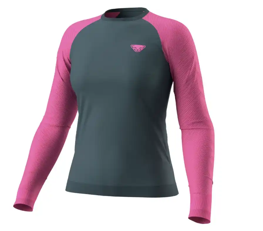 Oblíbený Dynafit tričko Ultra 3 S-Tech L/S Tee W, pink glo