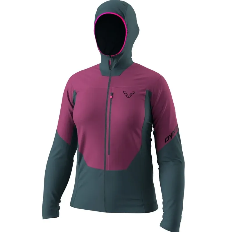 Dynafit bunda TRAVERSE INS HOODED JKT W, magenta Nová Kolekce