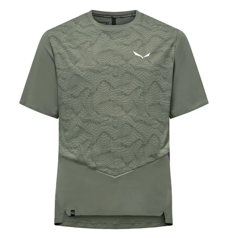Salewa tričko PEDROC TECH DRY T-SHIRT M, faded green Sezónní Sleva