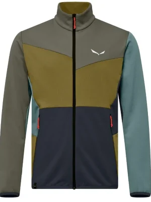 Salewa mikina PUEZ CAMMINO PL JKT M, faded green/mult Jen Po Omezenou Doba