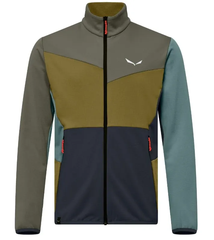 Salewa mikina PUEZ CAMMINO PL JKT M, faded green/mult Jen Po Omezenou Doba