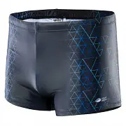 Pánské plavky AQUAWAVE Adis - black triangle print - vel. M Cenový Hit
