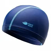 Dětská plavecká čepice AQUAWAVE Dryspand JR Cap - blueprint/blue curacao Nová Kolekce