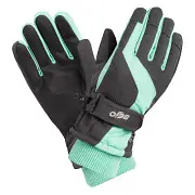 Dětské rukavice BEJO Brise JRG - dark grey melange/bermuda - vel. S/M Dokud Zásoby Vydrží