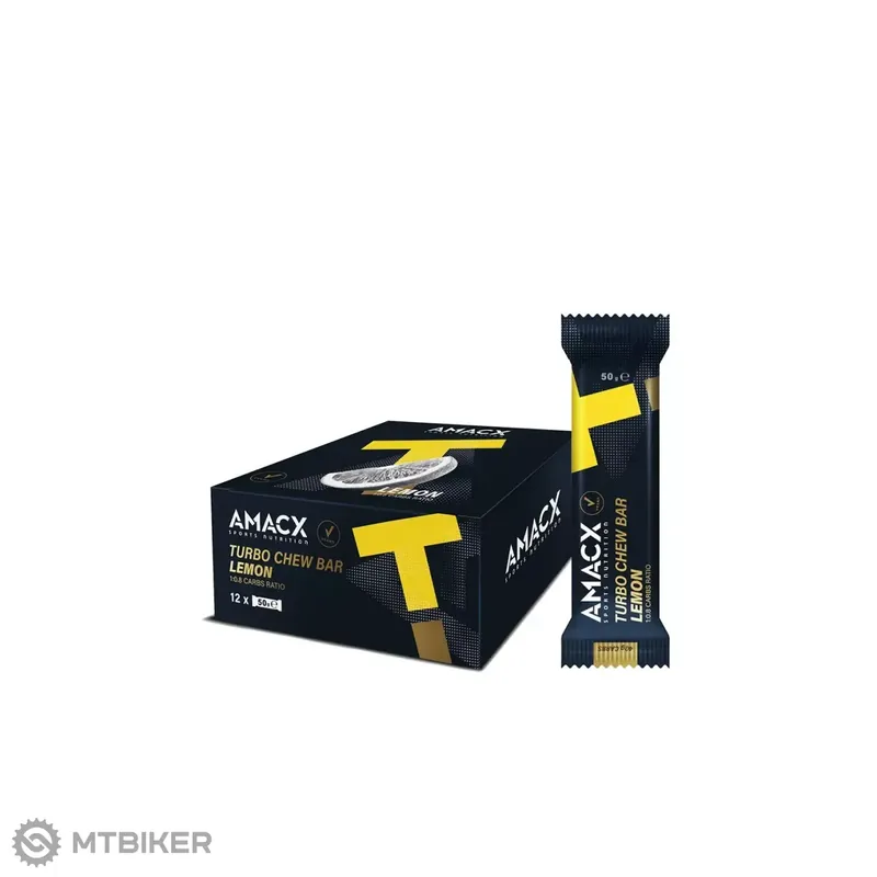 Amacx Turbo Chew Bar energetická tyčinka, 50 g, citrón Sleva