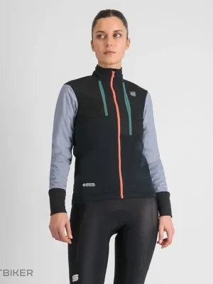 Cenová Bomba Sportful SUPERGIARA dámská bunda, black/cement/violet