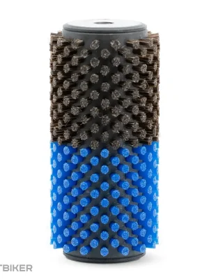 Akce Rex Měkký rotační kartáč, nylon/koňské vlasy, 140 mm, modrý