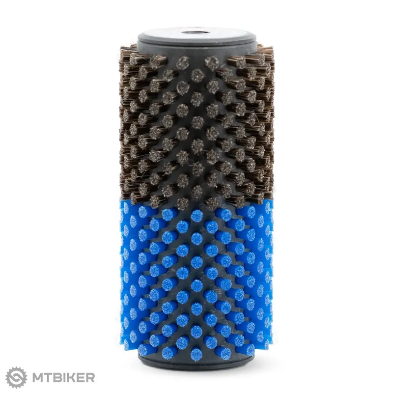 Akce Rex Měkký rotační kartáč, nylon/koňské vlasy, 140 mm, modrý