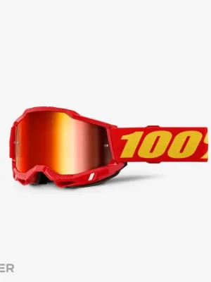 Dokud Zásoby Vydrží 100% ACCURI 2 JUNIOR dětské brýle, red/mirror red lens